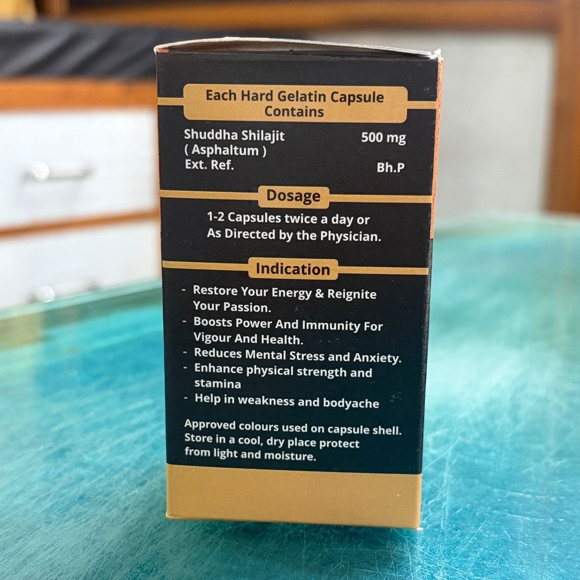 Dr. Shripal's Shilajit Capsules 500mg | Energy, Strength & Stamina Support | Shilajit for Men & Women | 30 Capsules - Image 2